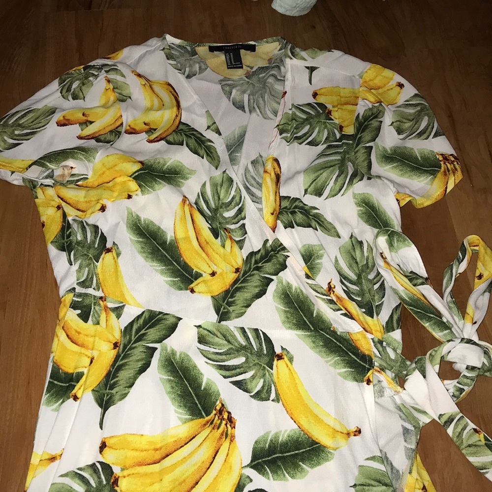 Banana Wrap dress